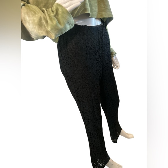 I.N.C. Allover-Lace Flare-Leg Pants - Picture 6 of 10